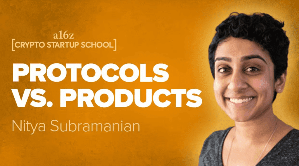 Products vs Protocols (Notes from Nitya)